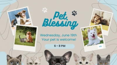 bring your pet to be blessed